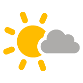 Nubi sparse con ampie schiarite Nubi sparse con ampie schiarite